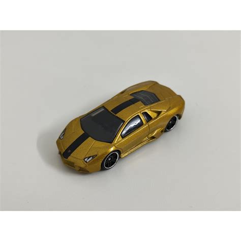 Hot Wheels Lamborghini Reventon Gold Loose From Pack World Race Pack Shopee Malaysia