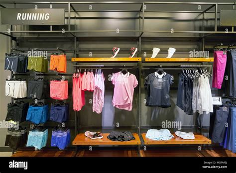 BUSAN, SOUTH KOREA - CIRCA MAY, 2017: inside Nike store at Lotte Department Store Stock Photo ...