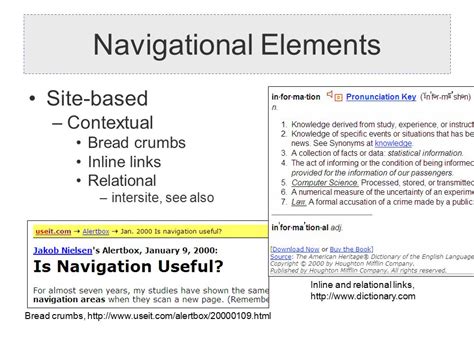 Navigation And Menus Will Meurer Topics Navigation Basics Navigational