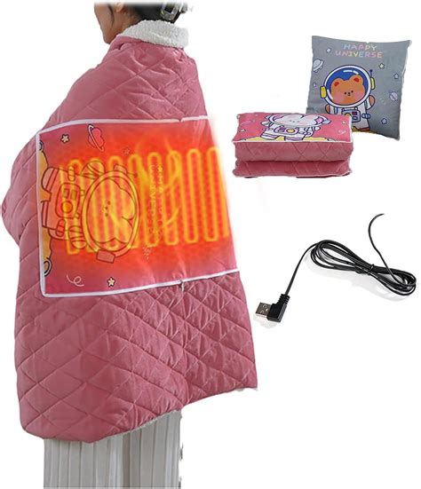 Amazon USB Heated Shawl Wearable Electric Blanket 140x100cm