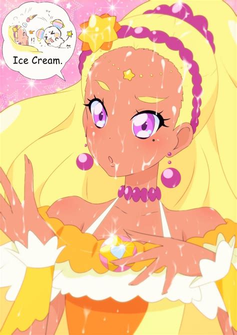 Amamiya Elena Cure Soleil And Fuwa Precure And 1 More Drawn By