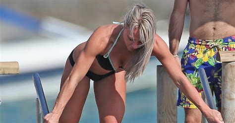 Celezz Chloe Madeley Bikini On The Beach Ibiza Spain