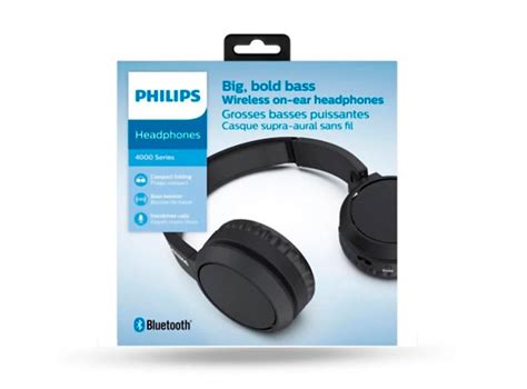 Ripley - AUDÍFONOS PHILIPS ON-EAR TAH4205 BLUETOOTH C/MICRO 29HRS NEGRO