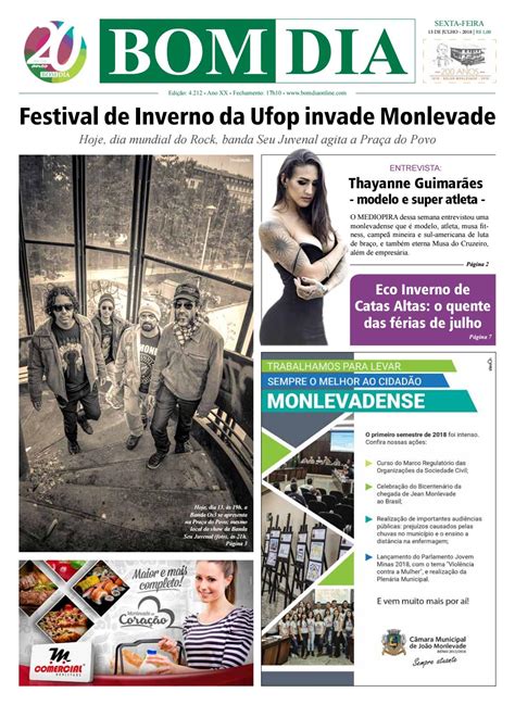 Jornal Bom Dia By Sergiohenriquebraga Issuu