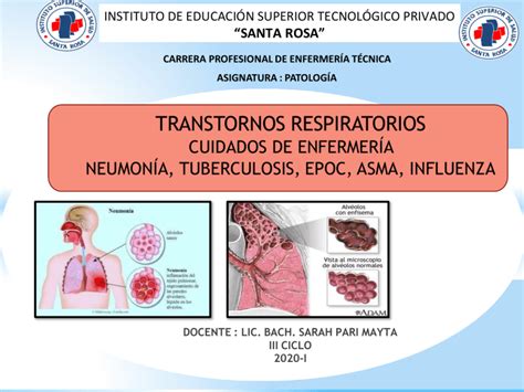 TEMA 5 TRANSTORNOS RESPIRATORIOS PATOLOGIA