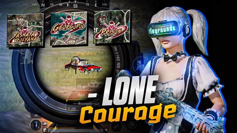 Lone Courages🔱 Handle The Most Intense Situations 1v4 Clutches Bgmi