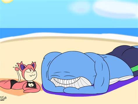 Skitty and Wailord’s Beach Time by YoobiePatooie on Newgrounds