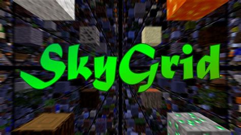 Minecraft Skygrid Survival Map Co Op Youtube