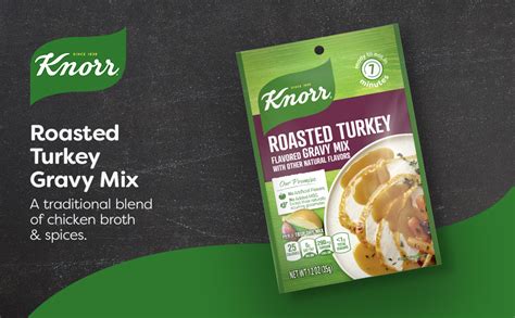 Knorr Gravy Mix Roasted Turkey Flavored Oz Case Of