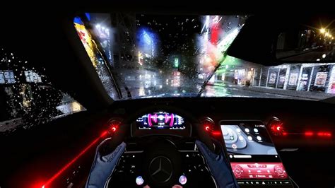 POV Night Driving In Rain AMG SL 63 2023POV Mercedes AMG SL 63 2023