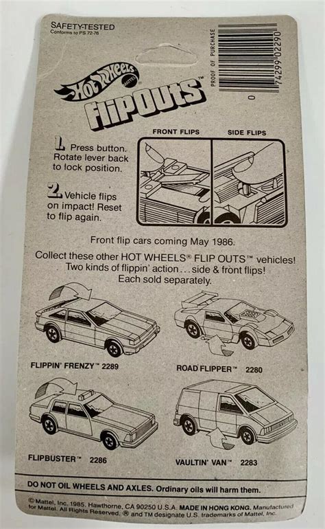 Rare Vintage Hot Wheels Flip Outs Drag Flip Mint Unpunched