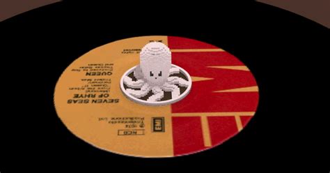 Updated 45 Record Adapters Octopus Voxel Art By Dirac Arts Download