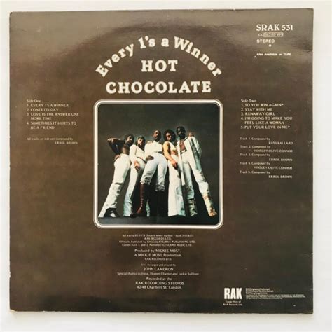 Hot Chocolate Every S A Winner LP Vinyl Piringan Hitam PH
