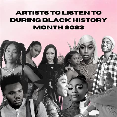 Artists to Listen to During Black History Month — JV Agency