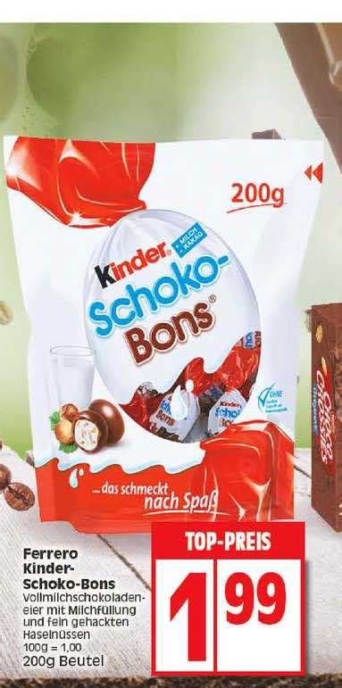 Ferrero Kinder Schoko Bons Angebot Bei E Reichelt 1Prospekte De