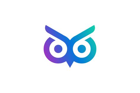 owl eyes logo vector design template By GraphicHouse | TheHungryJPEG