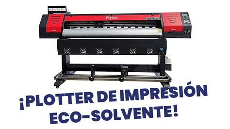 Plotter de impresión eco solvente FLYTOO 1817 con 1 2 cabezales EPSON