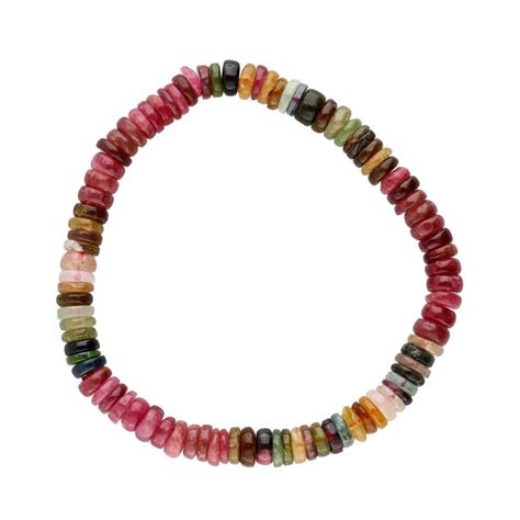 Multicolor Tourmaline Bracelet Cylinder