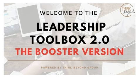 Leadership Toolboxes Think Beyond Group