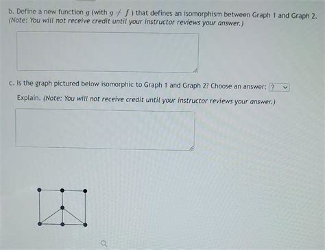 Solved Consider The Following Two Graphs G 1