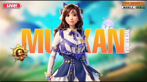 BGMI LIVE Full Rush Gameplay In Bgmi MUSKAN IS LIVE Bgmilive