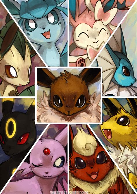 Eeveelutions by Zayger on DeviantArt