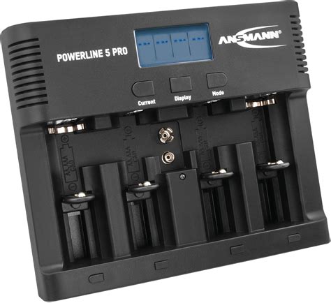 Ansmann Powerline Pro Charger For Cylindrical Cells Nicd Nimh Aaa