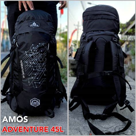 Tas Gunung Hiking Outdoor Carrier Keril Amos Adventure L Bukan Rei