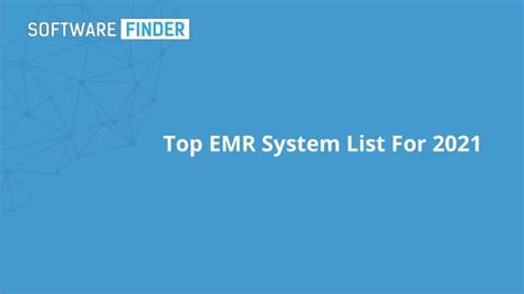 Ppt Top Emr System List For 2021 Powerpoint Presentation Free