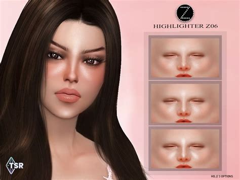 ZENX S HIGHLIGHTER Z06 In 2024 Sims 4 Cc Makeup The Sims 4 Skin