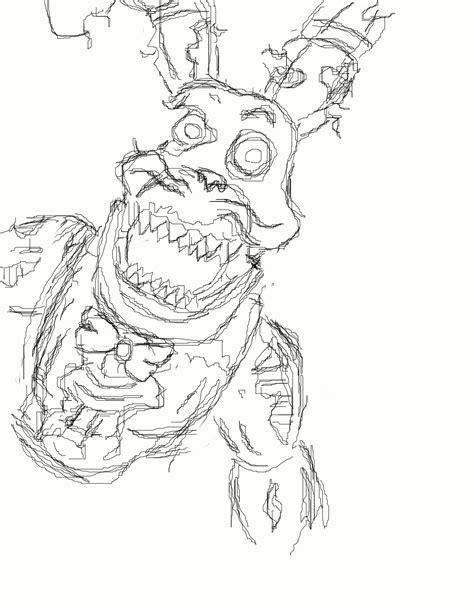 Nightmare Bonnie WIP by MrFredbear1983 on DeviantArt