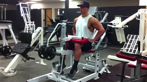 Seated Calf Raise Toes Straight Youtube