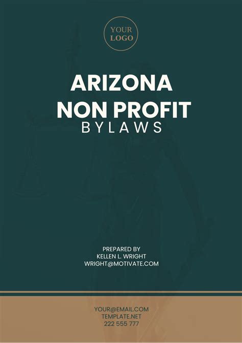 Free Arizona Nonprofit Bylaws Template - Edit Online & Download | Template.net