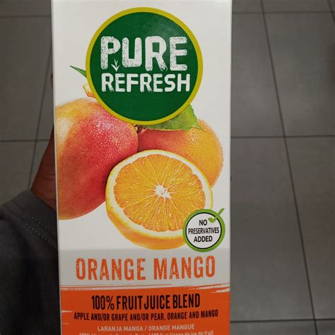 Pure Refresh Orange Mango Juice Reviews Abillion