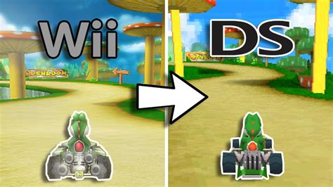 Mario Kart Wii Tracks Recreated In Mario Kart DS YouTube