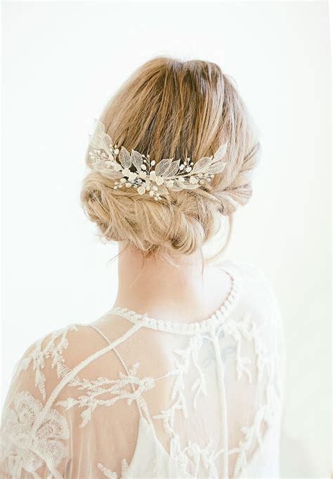 Bridal Hair Accessory Bridal Flower Hair Vine Flower Hair - Etsy