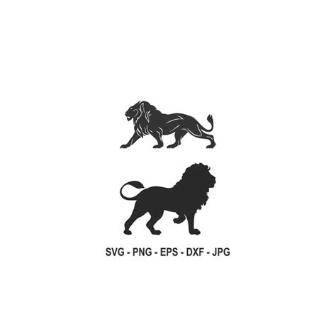 Lion svg,Lion silhouette,Instant Download,SVG, PNG, EPS, dxf - Inspire ...