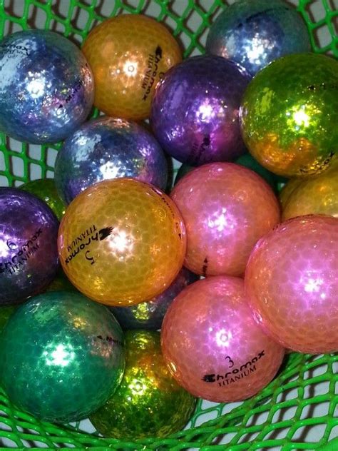 Neon Golf Balls | Golf ball crafts, Golf ball gift, Golf ball