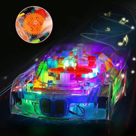 Mechanical Light Up with Visible Colored Moving Gears Concept Musical ...