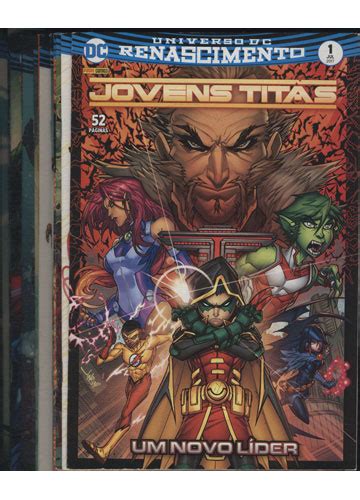 Sebo do Messias Gibi Universo Dc Renascimento Jovens Titãs 16 Volumes