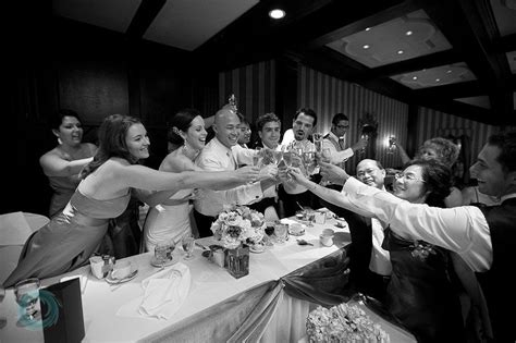 toast bridal party parents cheers at the head table! Green Apple ...