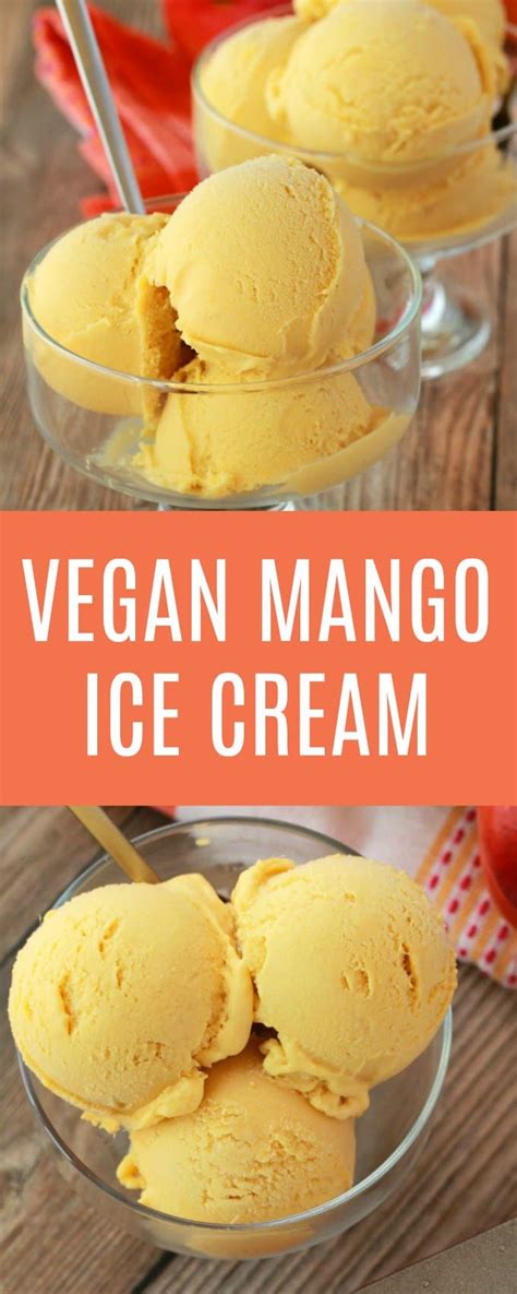 Vegan Mango Ice Cream - Loving It Vegan