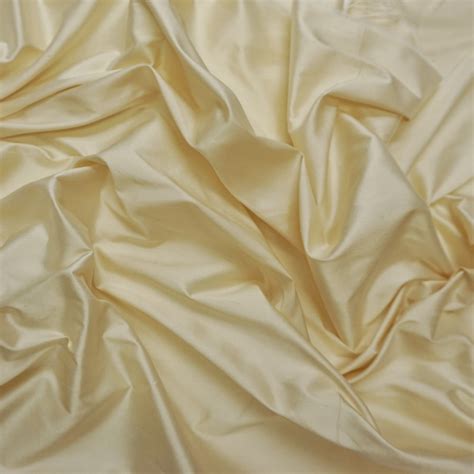 Shot Silk Dupioni Buttercream Sample Gala Fabrics