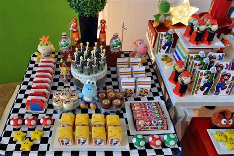 Fiesta Super Mario Bros Dale Detalles Super Mario Bros Birthday Party Super Mario Birthday