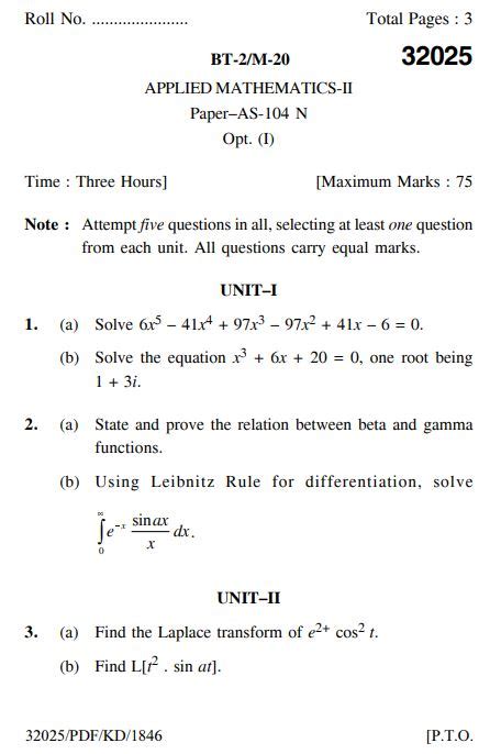 KUK BBA Question Papers Notes India S Largest Question Bank Notes