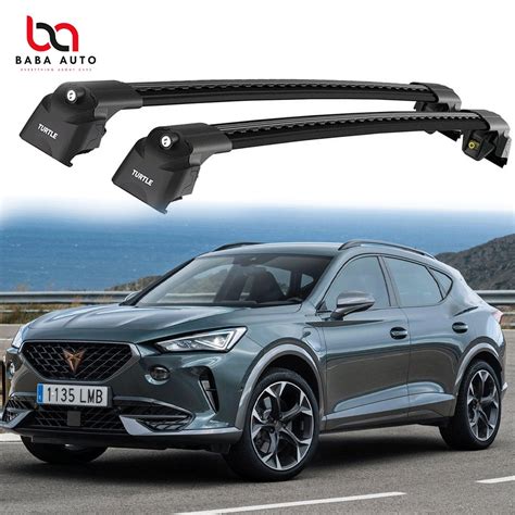 Lockable Aerodynamic Black Cross Bars Roof Rack For Cupra Formentor