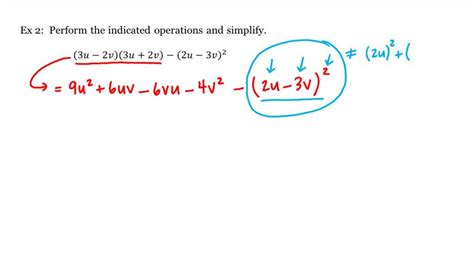 Math 1a 1b Pre Calculus Multiple Operations With Polynomials Youtube