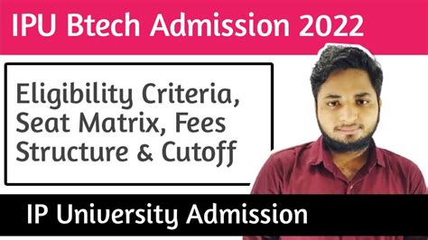 Ipu Btech Admission 2022 Ip University Admission 2022 Eligibility