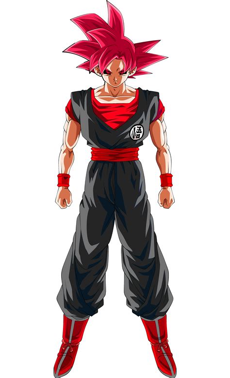 Evil Goku Ssj God Render 2 By Xchs On Deviantart