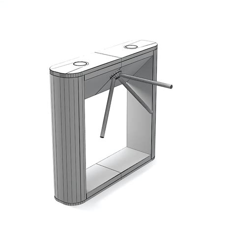 3d Perco Turnstile Model